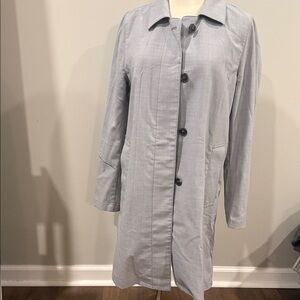 Tailor New York Light Gray Trench Coat